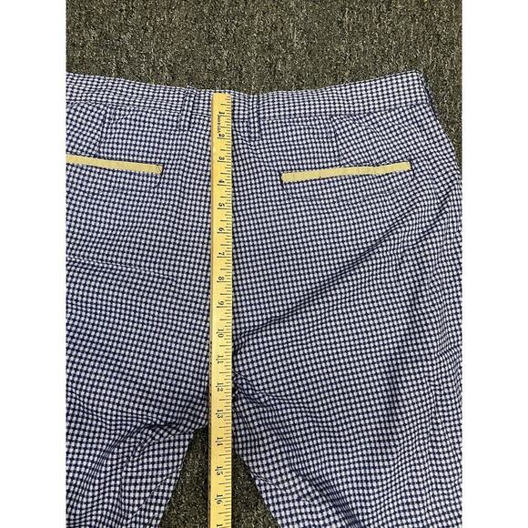 ROBERT GRAHAM Shorts Men’s Size 38 Zip Fly 100% Cotton Blue White Plaid - Picture 5 of 5